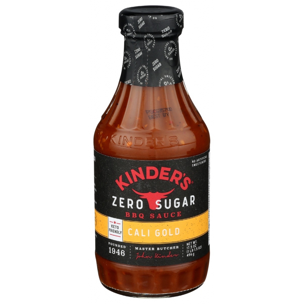 Kinder's Cali Gold Zero Sugar BBQ Sauce - 17.5 oz