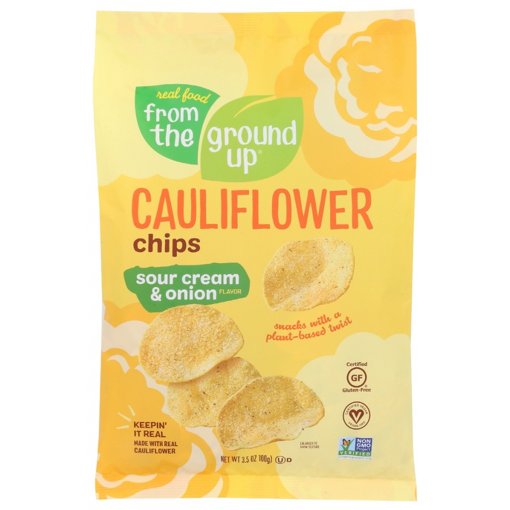 Sour Cream and Onion Cauliflower Chips - 3.5 oz