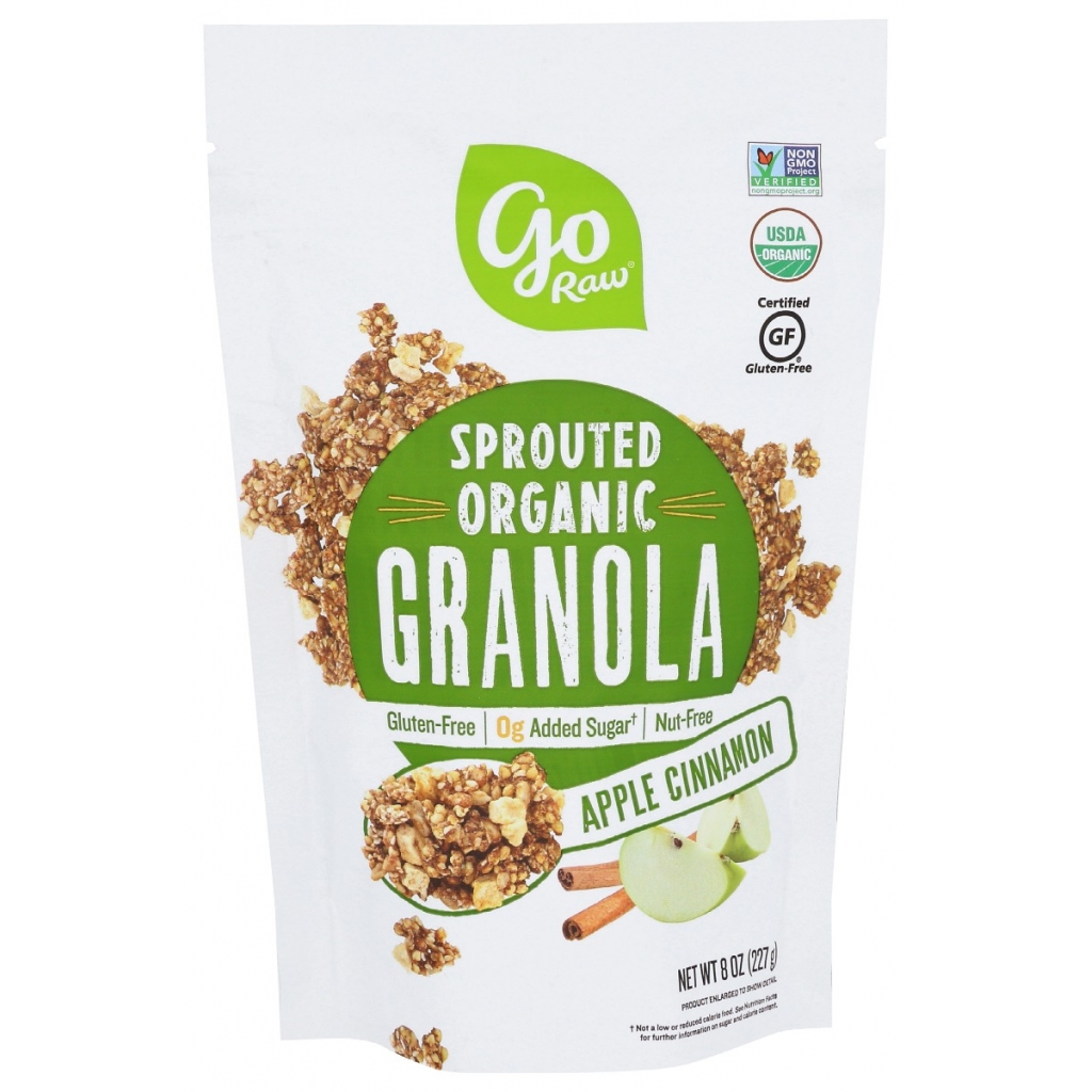 Sprouted Organic Granola Apple Cinnamon, 8 oz