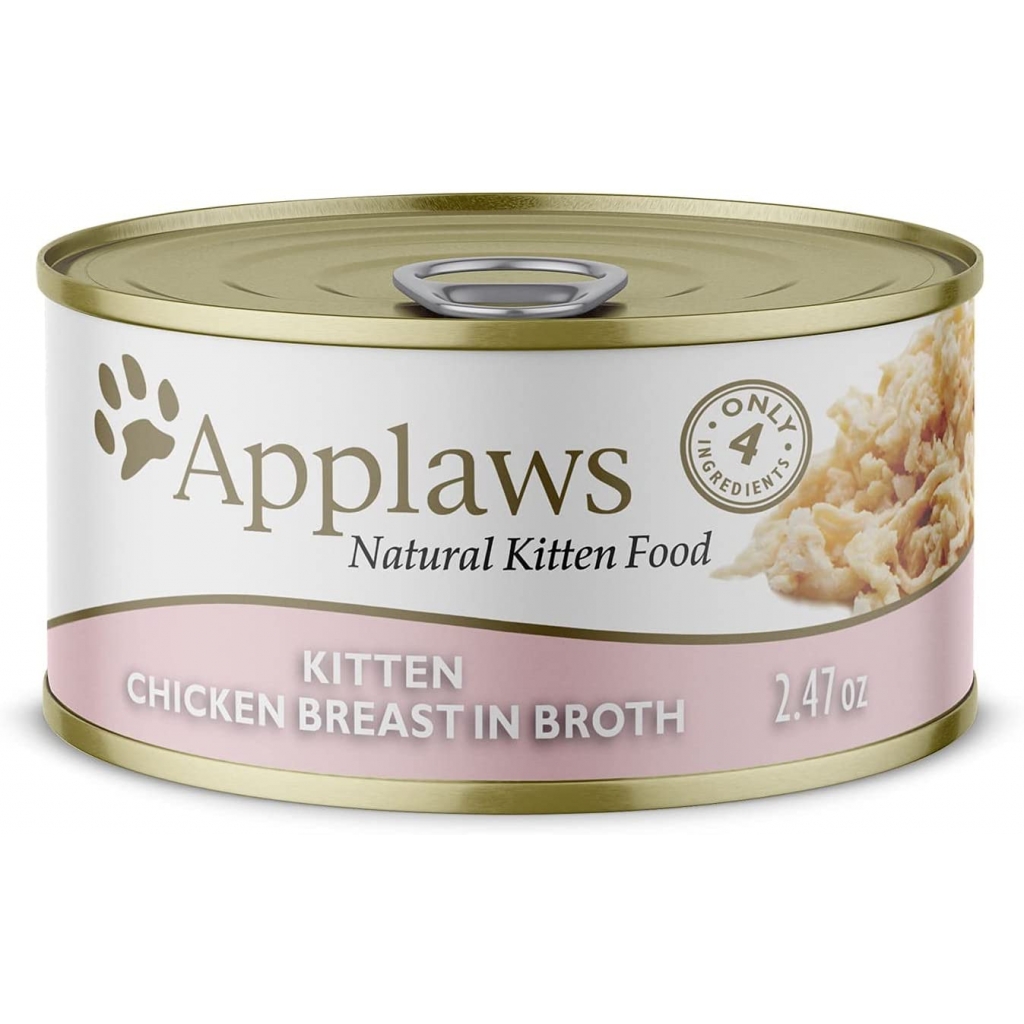 Premium Kitten Chicken Breast in Broth, 2.47 oz