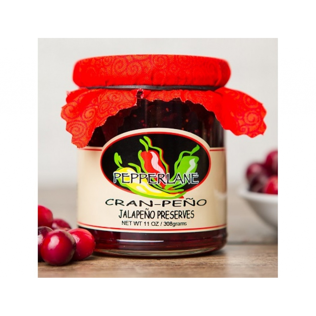 Cran-Peño Preserves - Sweet & Spicy Jam, 11 oz