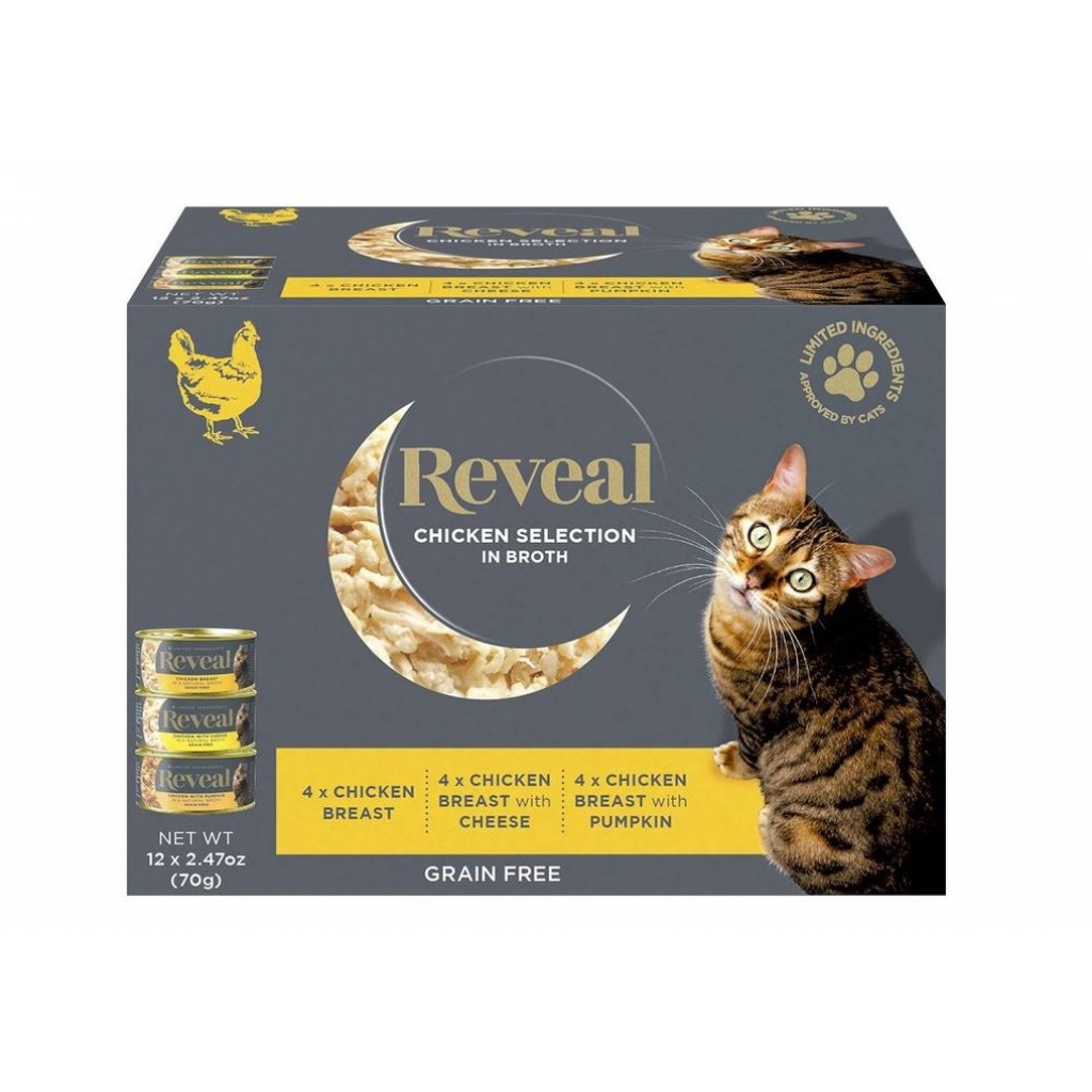 Reveal Chicken Selection Cat Food - Premium Nutrition