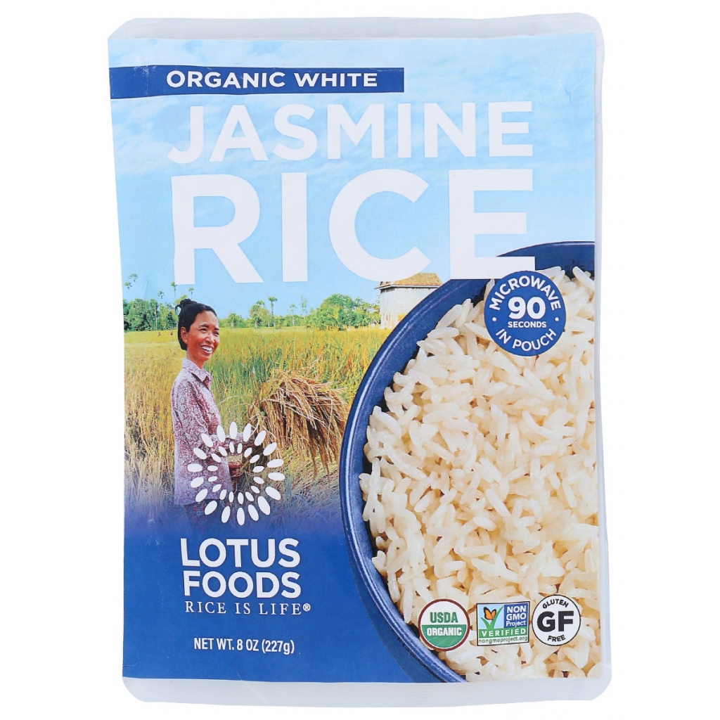 Organic White Jasmine Rice - 8 oz