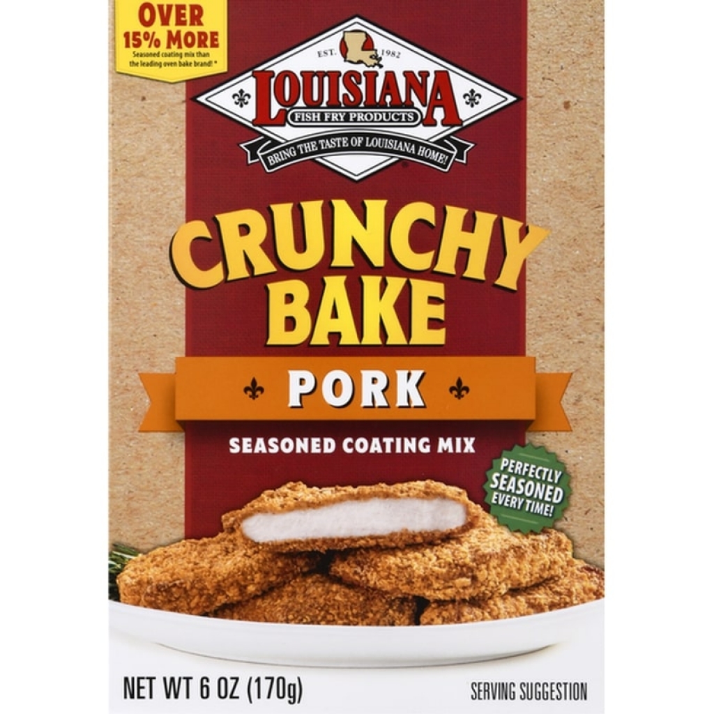 Crunchy Bake Coating Mix for Pork - 6 oz