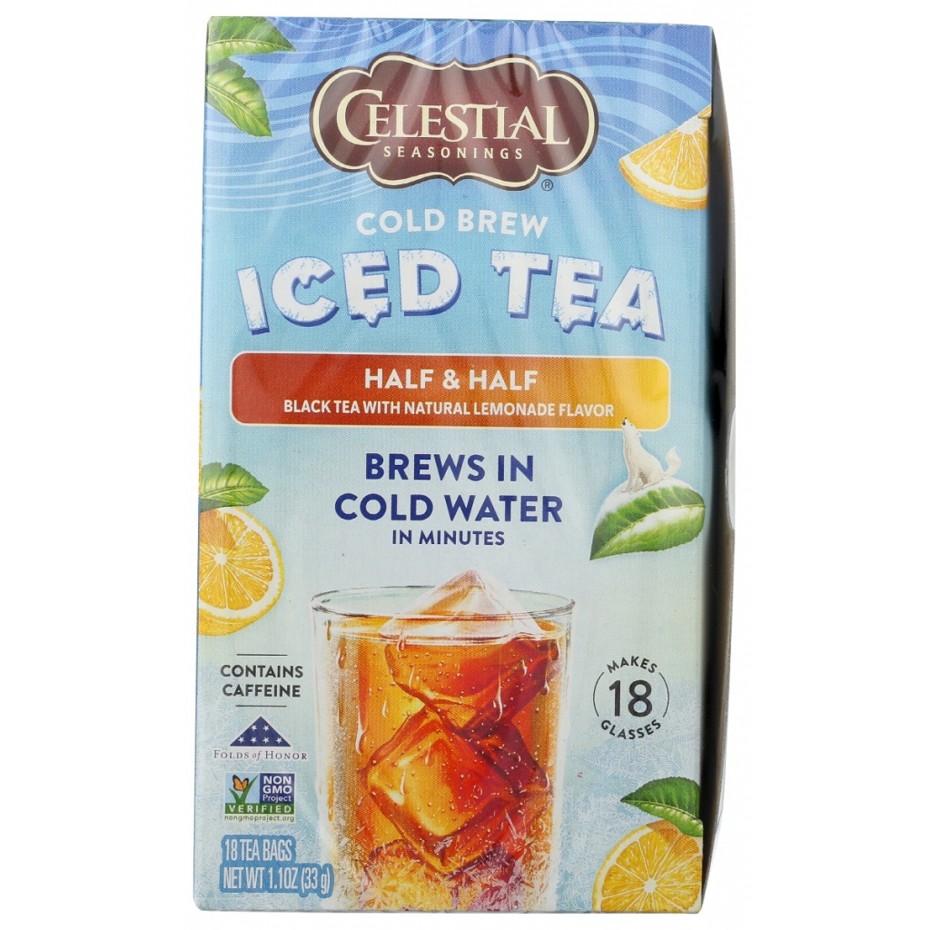 Half and Half Iced Tea and Lemonade - Refreshing Combination, 18 Bags