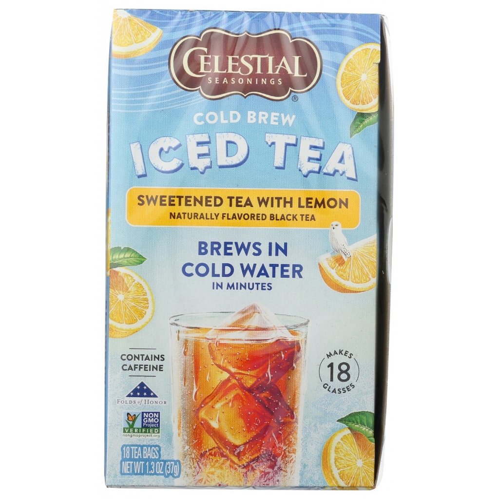 Sweet Lemon Cold Brew Tea Bags - Refreshing Flavor