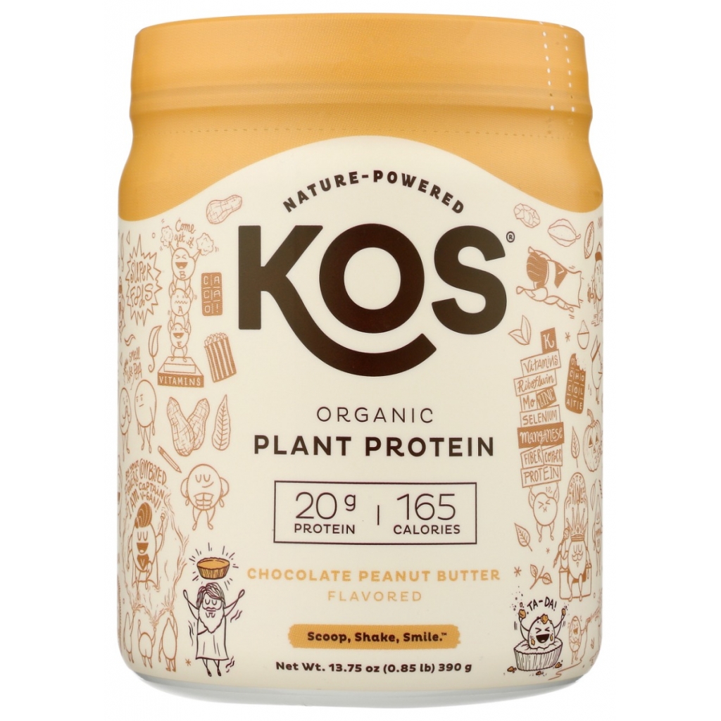 Organic Chocolate Peanut Butter Plant Protein - 13.75 oz