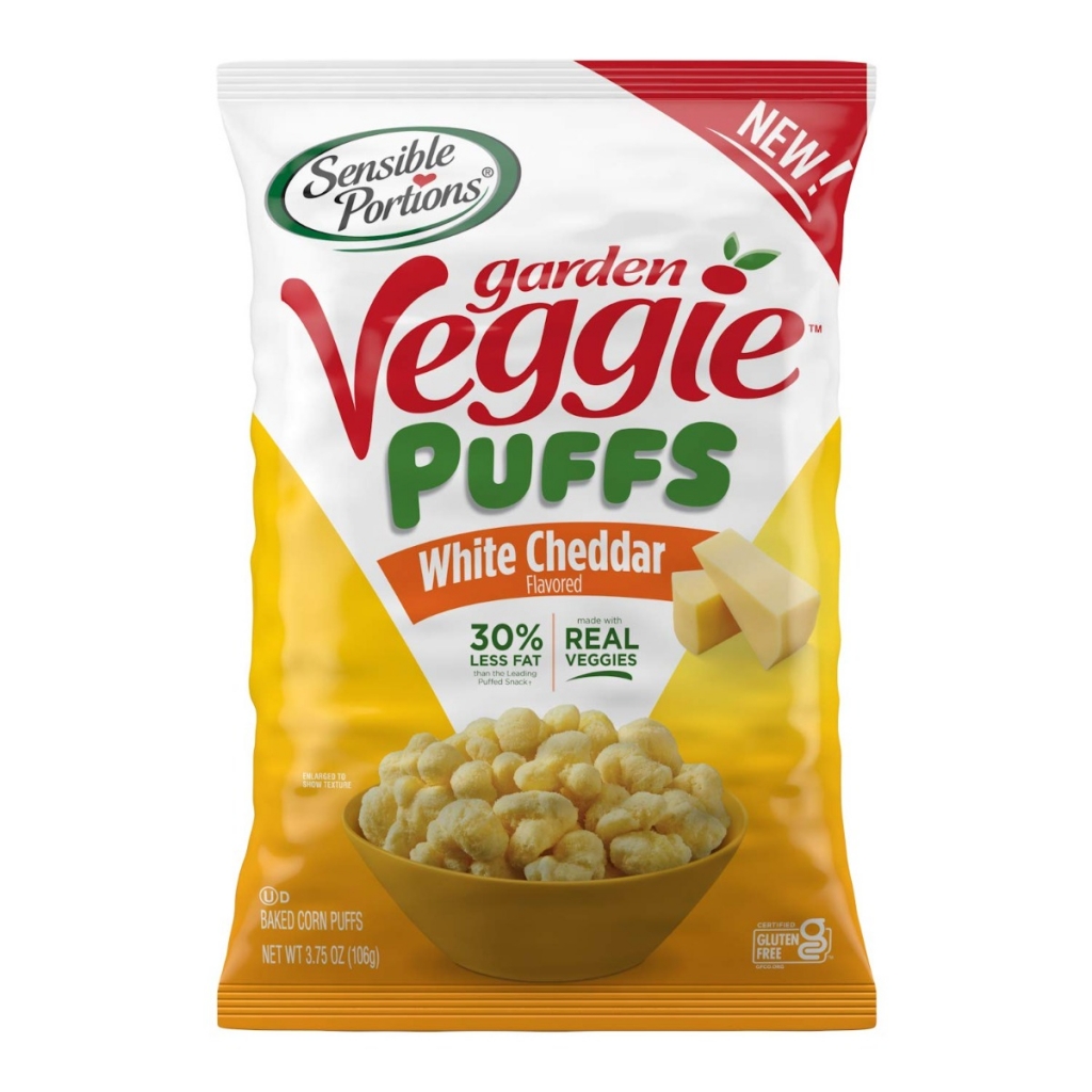 Garden Veggie Puffs White Cheddar, 3.75 oz