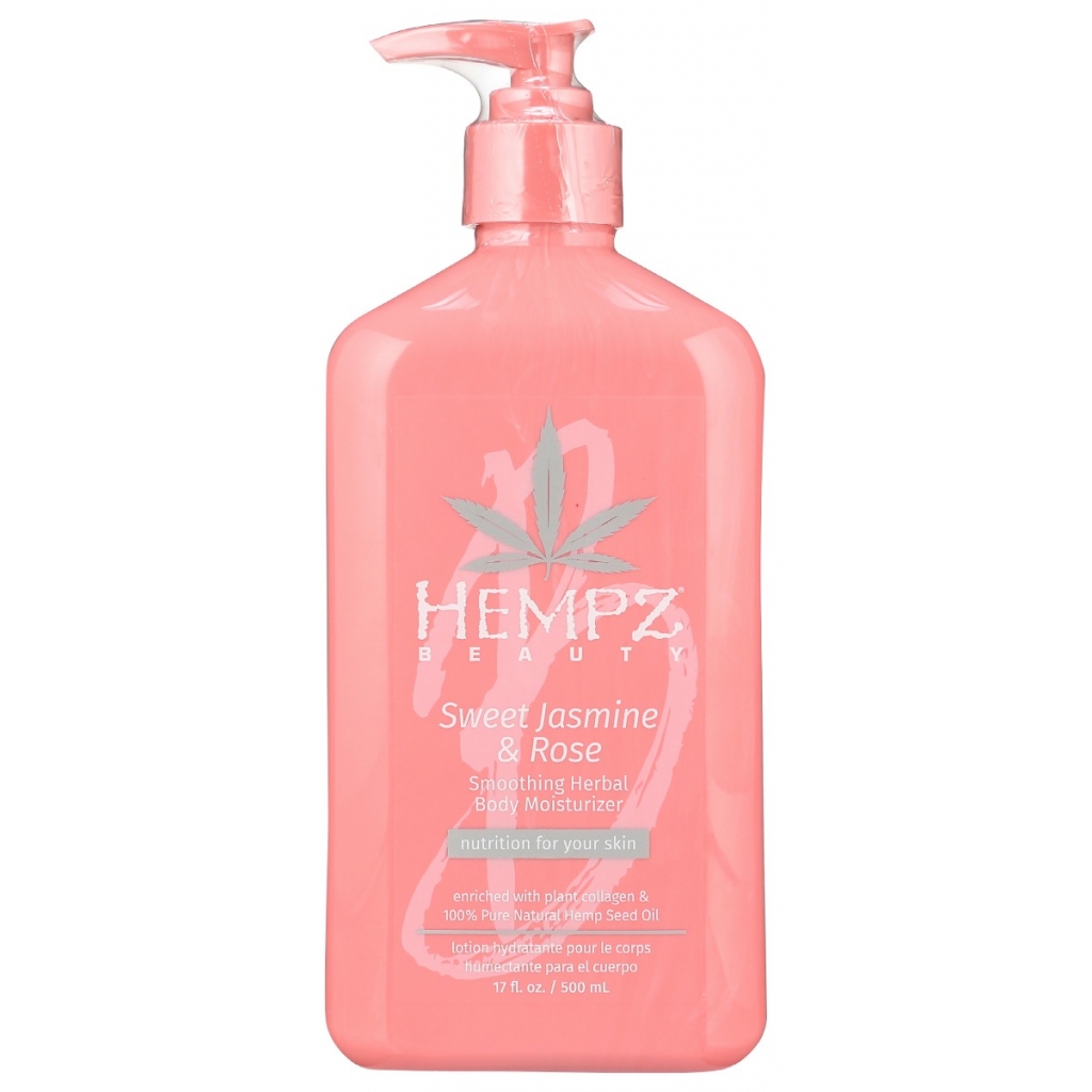 Sweet Jasmine & Rose Soothing Herbal Body Moisturizer - 17 oz