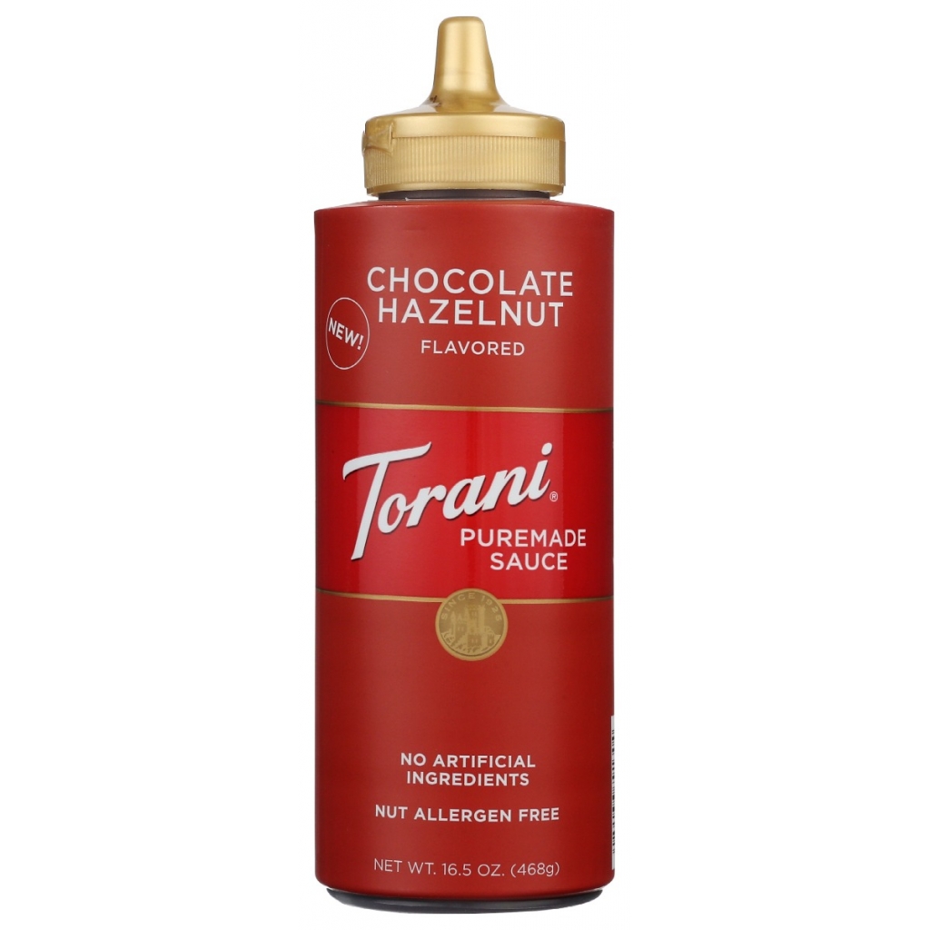 Torani Chocolate Hazelnut Sauce - Indulgent Flavor