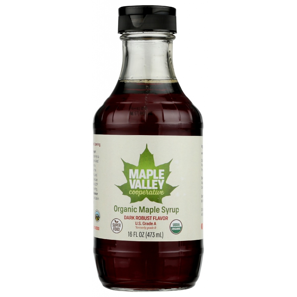 Maple Valley Organic Dark Robust Syrup, 16 oz