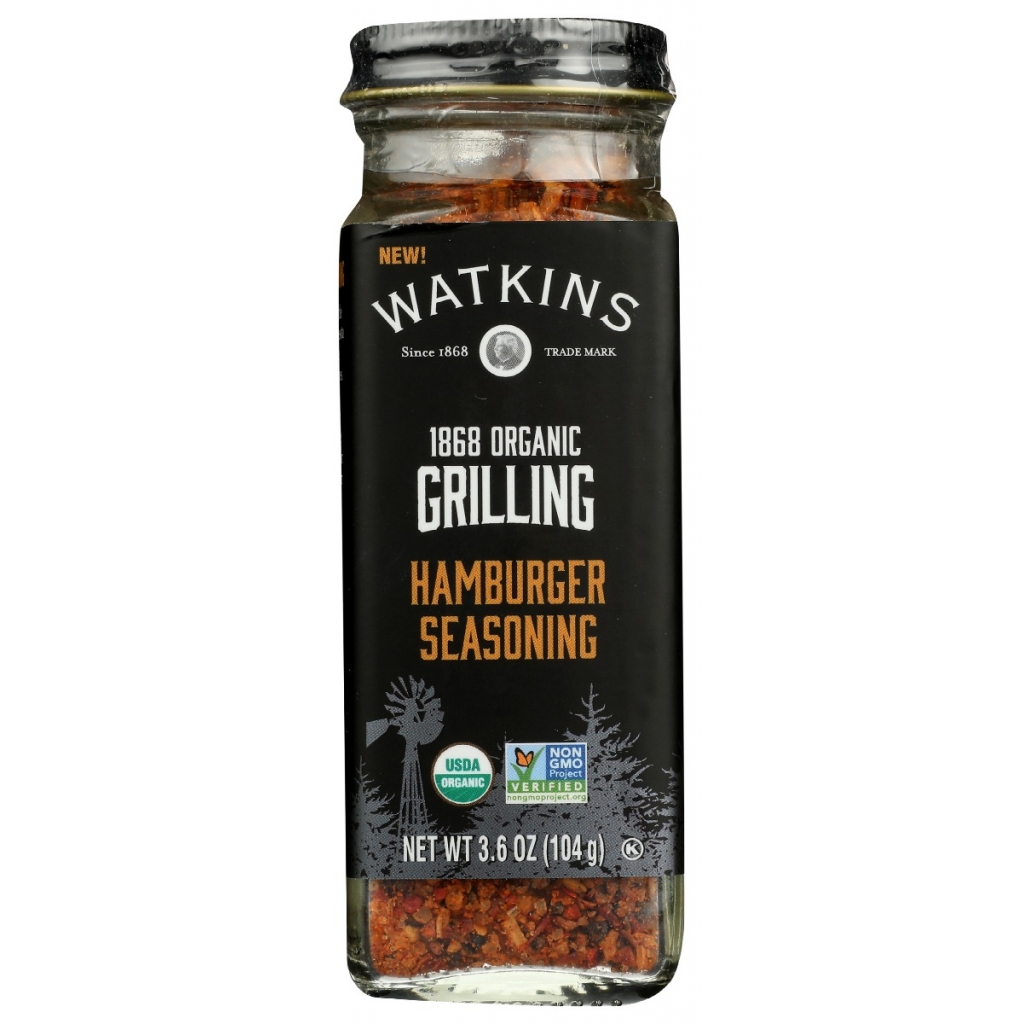 Organic Grilling Hamburger Seasoning - 3.6 oz