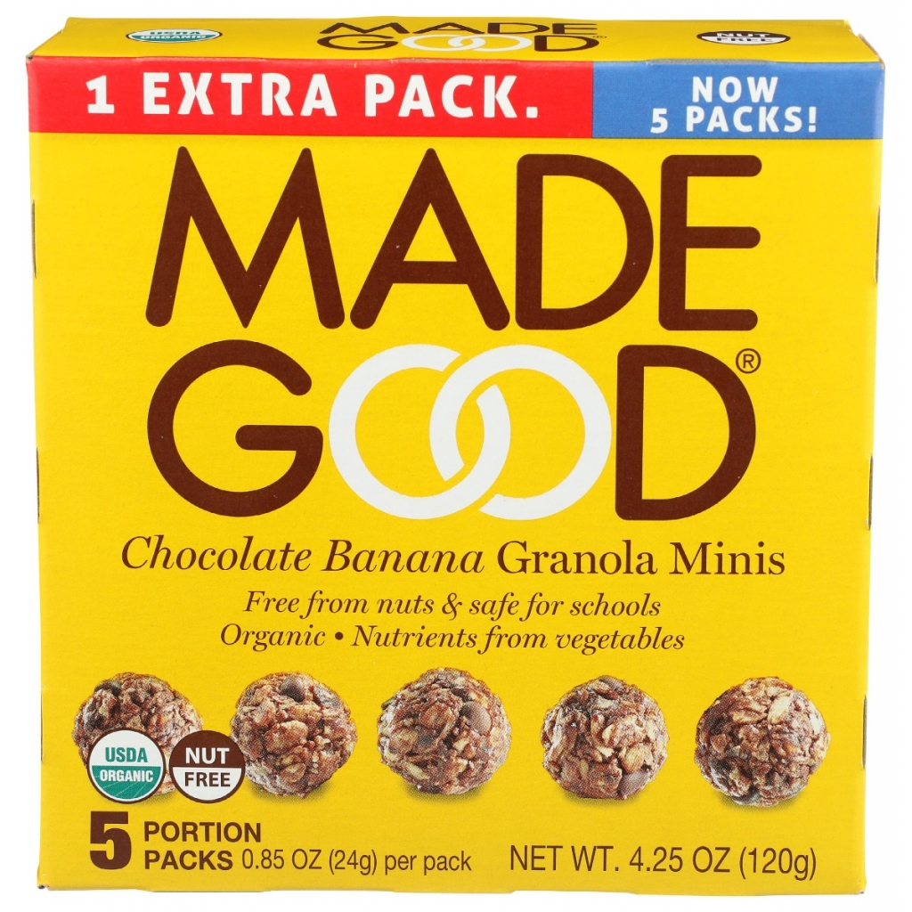 Chocolate Banana Granola Minis, 4.25 oz