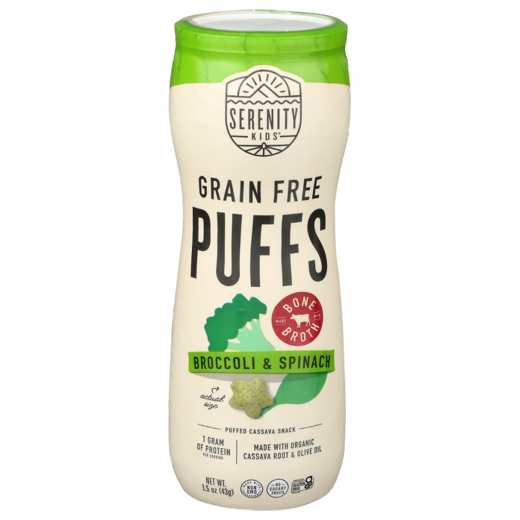 Broccoli & Spinach Grain-Free Puffs - 1.5 oz