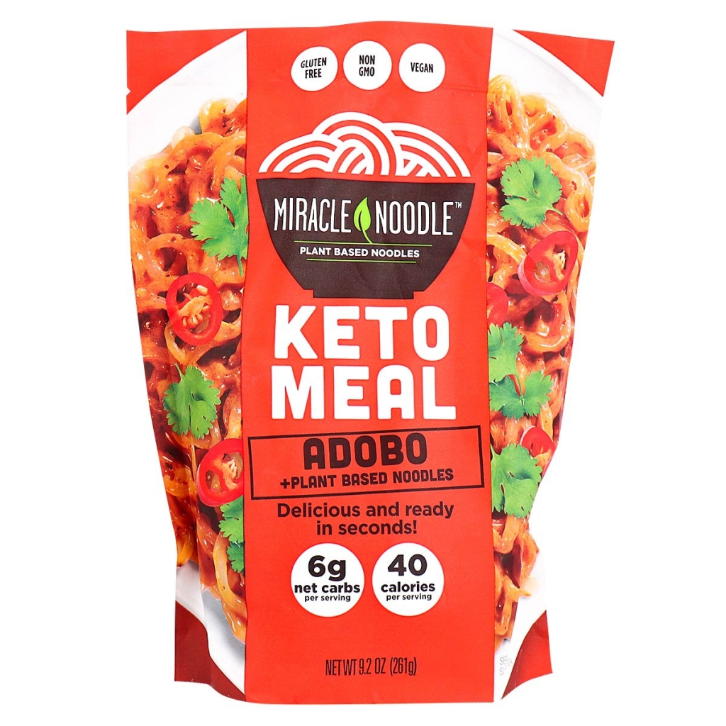 Low-Calorie Keto Meal Adobo with Plant-Based Noodles - 9.2 oz