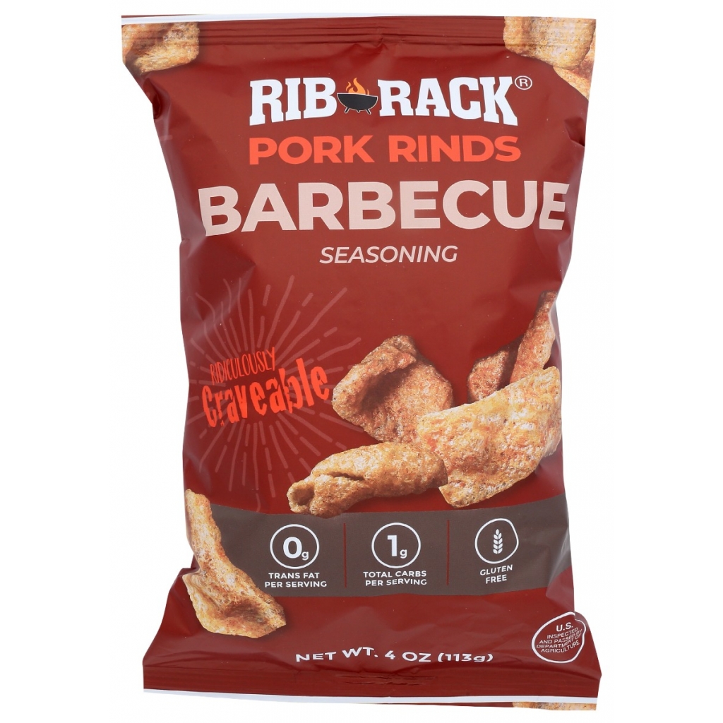 Barbecue Pork Rinds - 4 oz