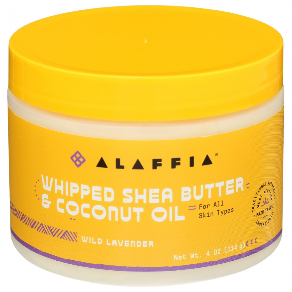 Whipped Shea Butter and Coconut Oil with Wild Lavender, 4 oz