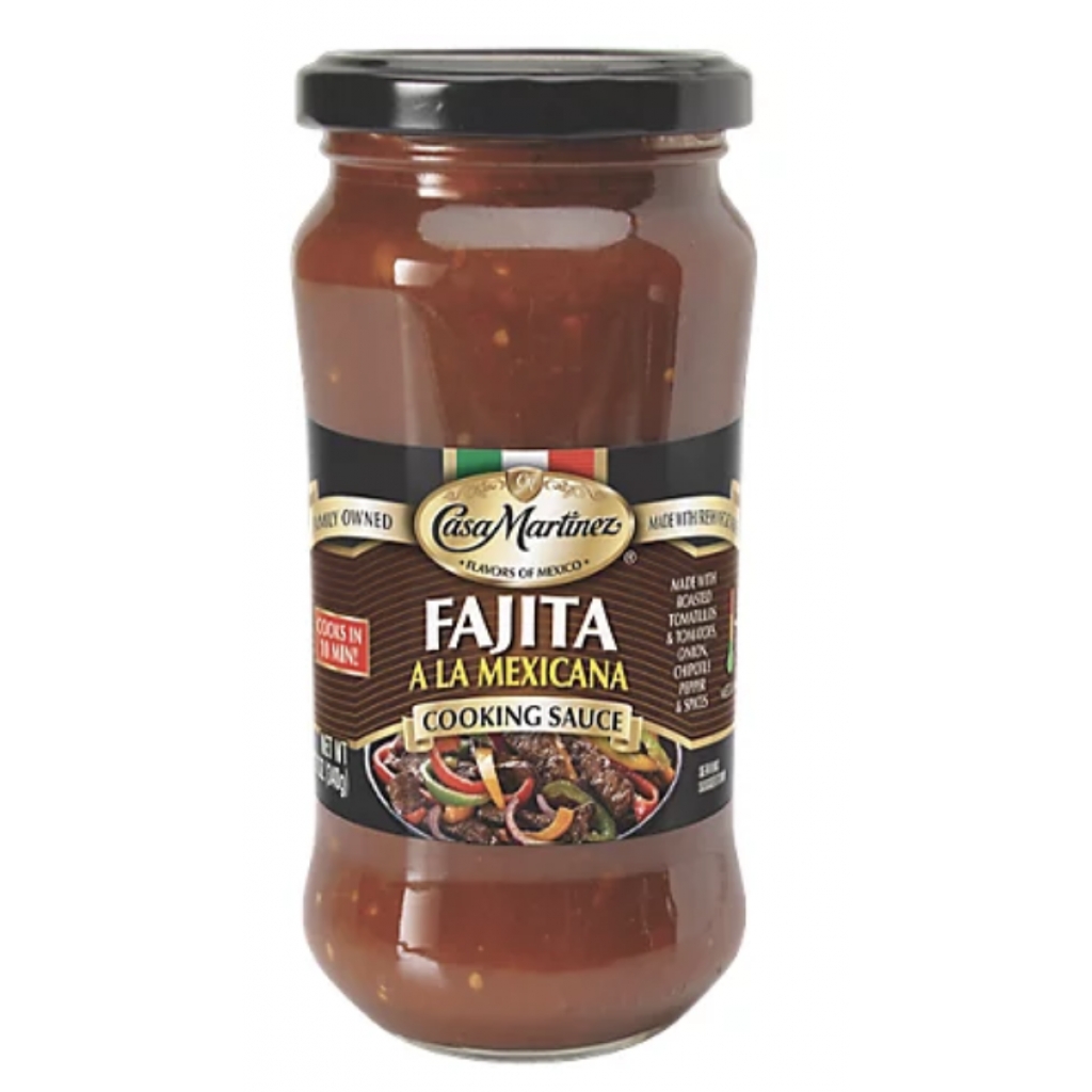 Casa Martinez Fajita Cooking Sauce, 12 oz