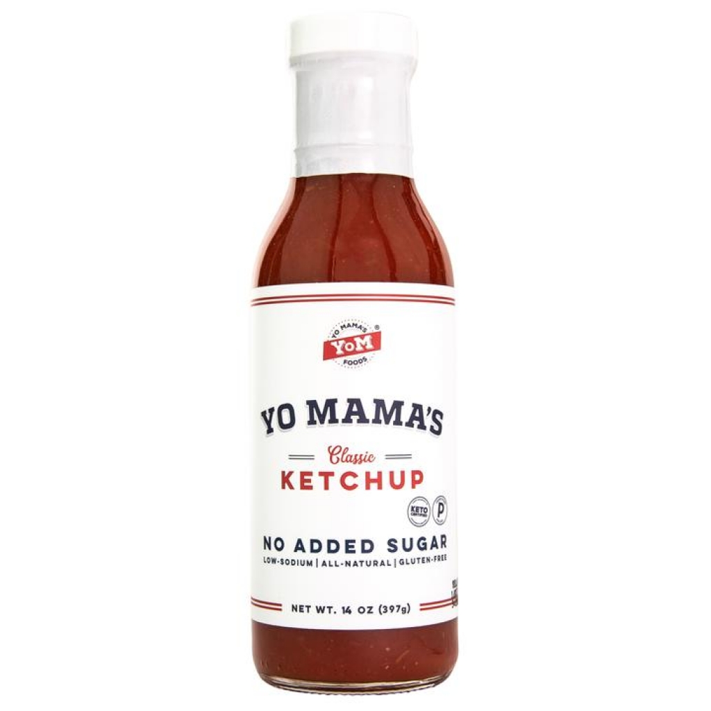 Yo Mama's Unsweetened Classic Ketchup - 14 oz