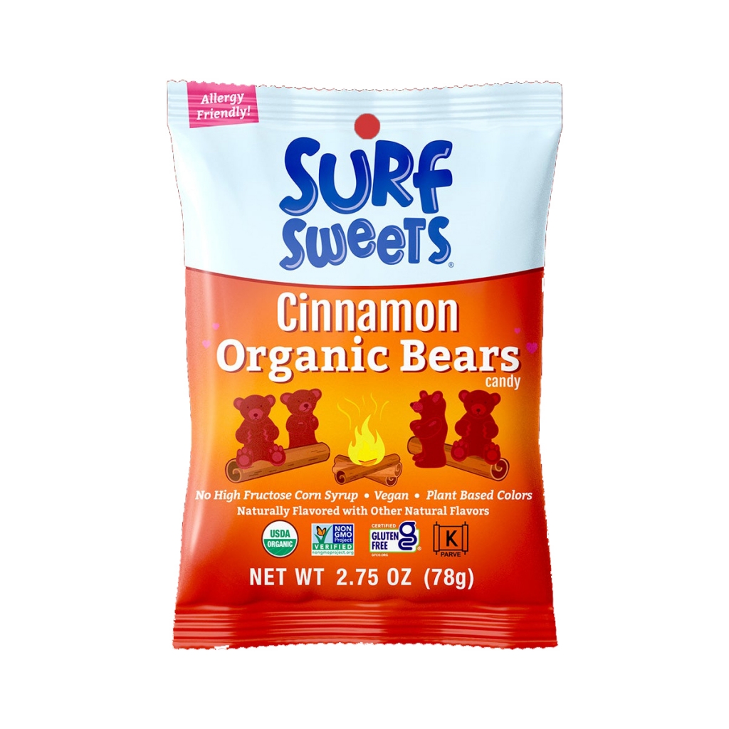 Organic Cinnamon Bears, 2.75 oz