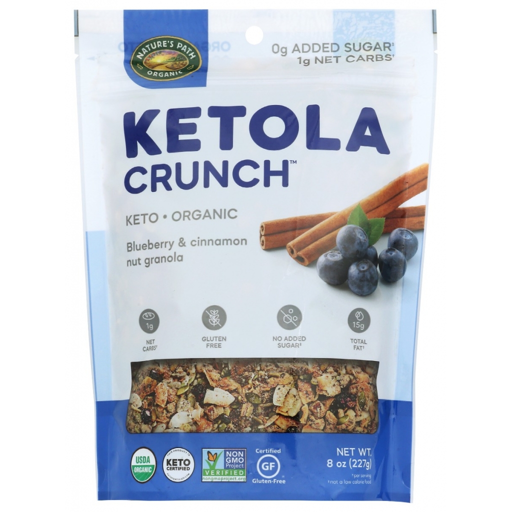 Ketola Crunch Blueberry Granola, 8 oz - Superfood Breakfast Topping