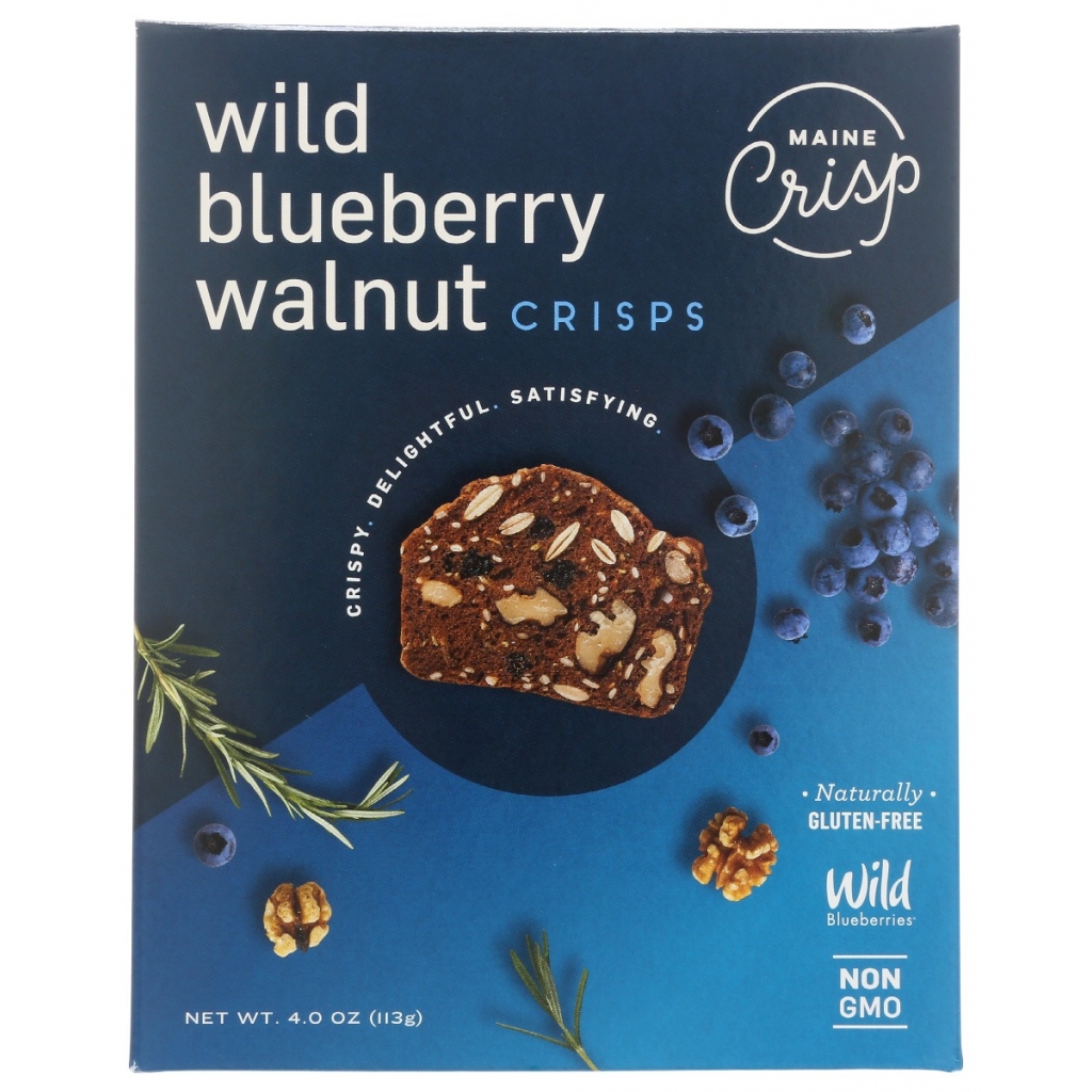 Crispy Blueberry Walnut Crackers - 4 oz