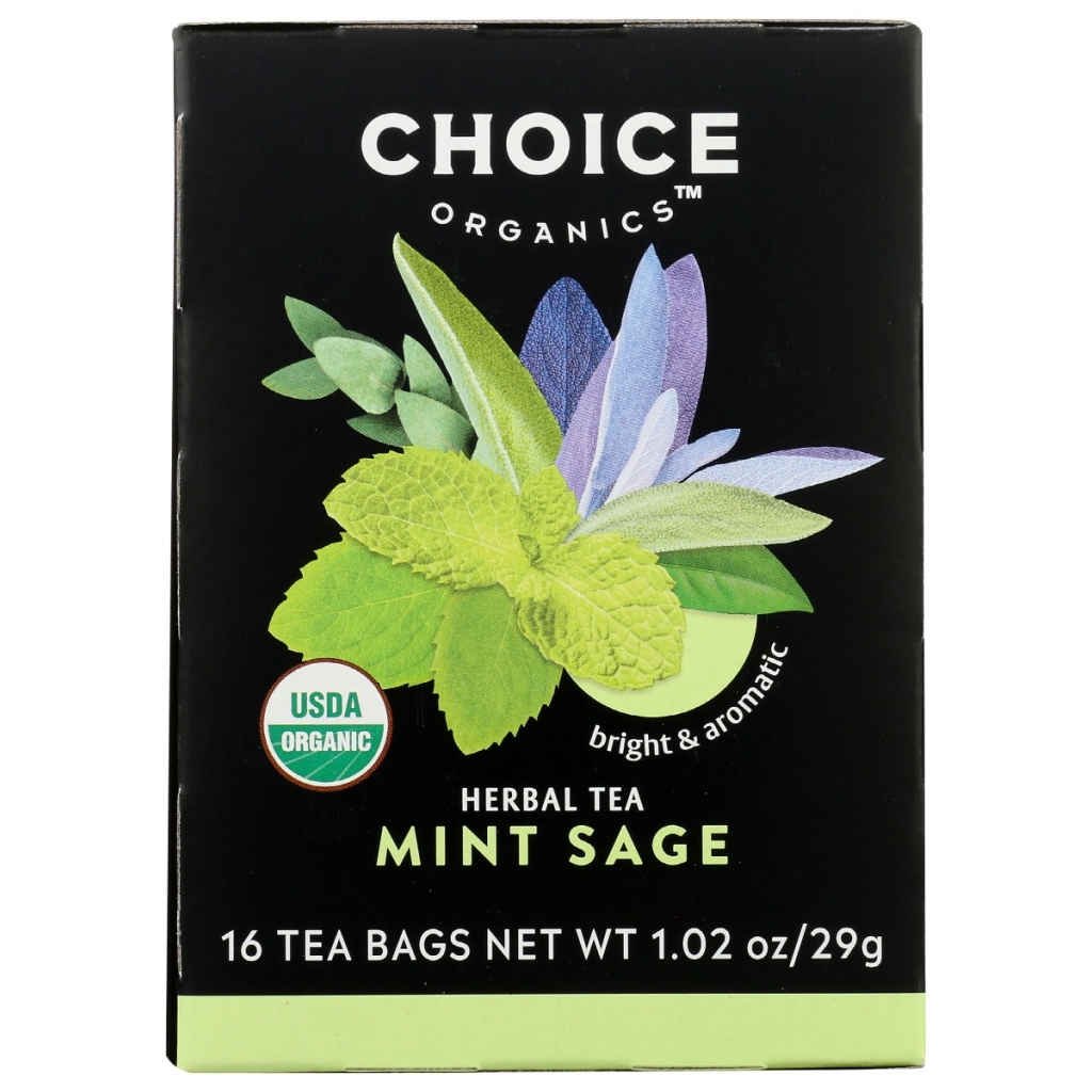 Organic Mint Sage Tea - 16 bags