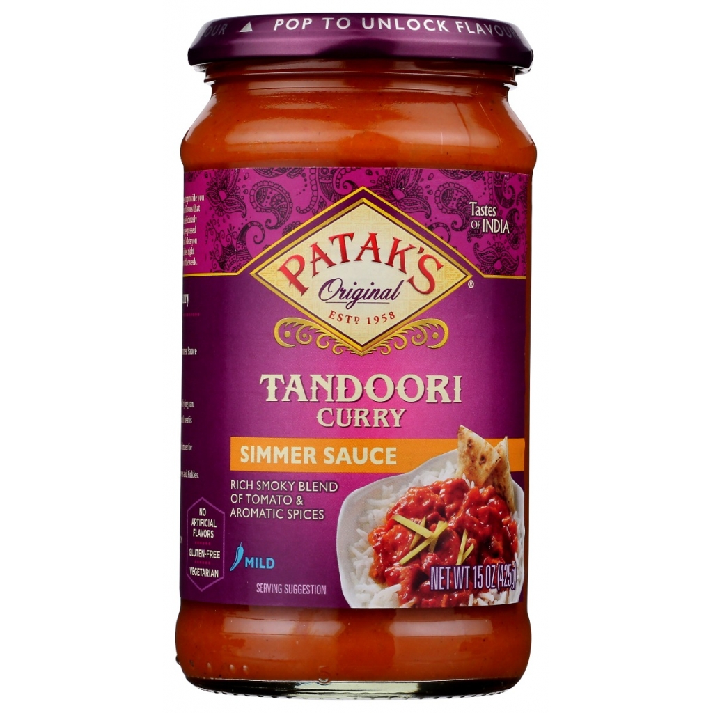 Authentic Tandoori Curry Simmer Sauce - 15 oz