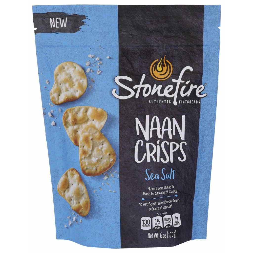 Sea Salt Naan Crisps - 6 Oz