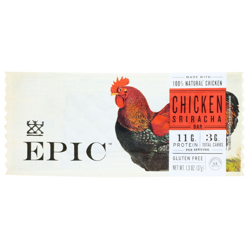 Chicken Sriracha Protein Bar, 1.3 oz