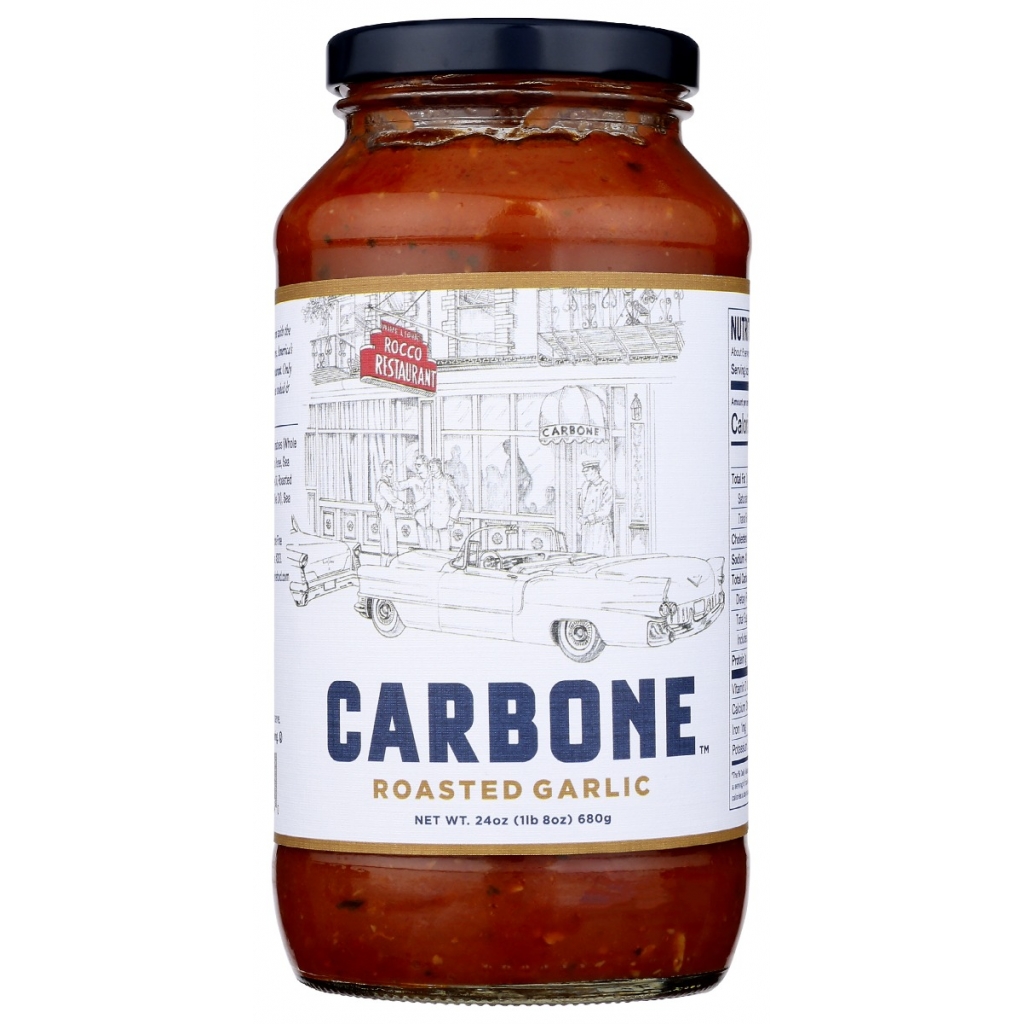 Carbone Roasted Garlic Pasta Sauce - 24 oz