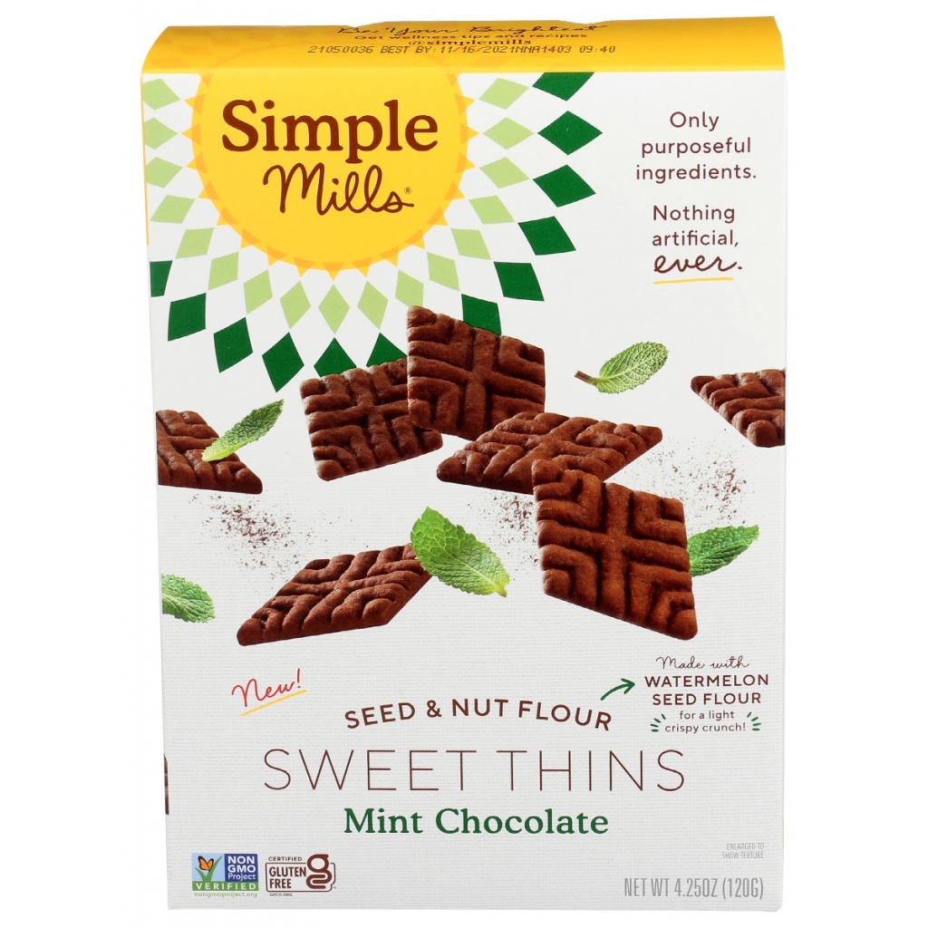 Sweet Thins Chocolate Mint - Delicious Snack, 4.25 oz