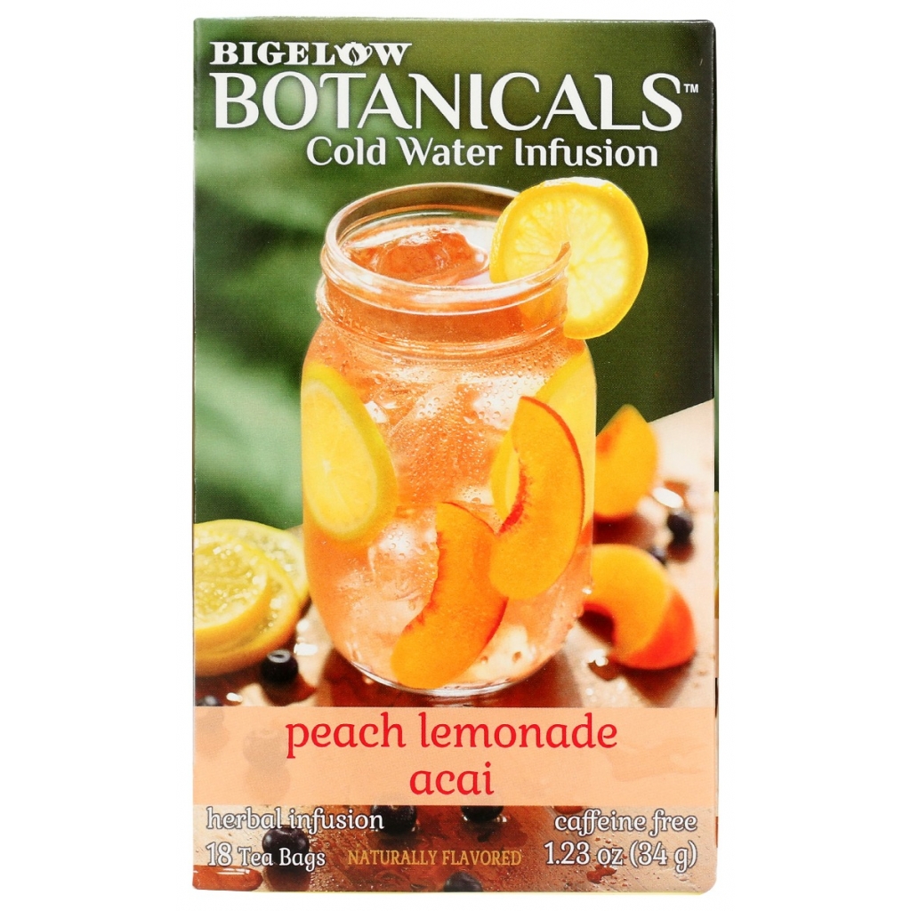 Peach Lemonade Acai Herbal Tea, 18 Teabags - 1.23 oz