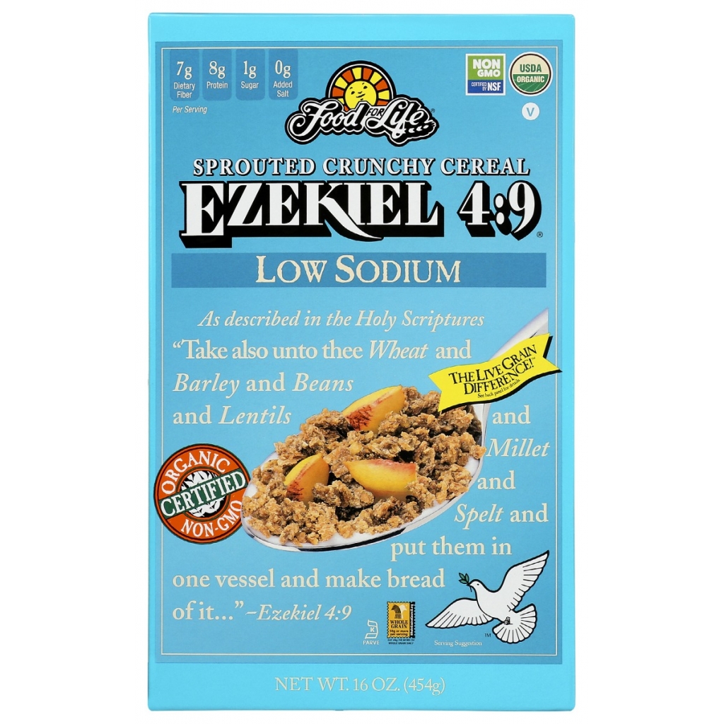 Ezekiel 4:9 9 Sprouted Low Sodium Crunchy Cereal - 16 oz