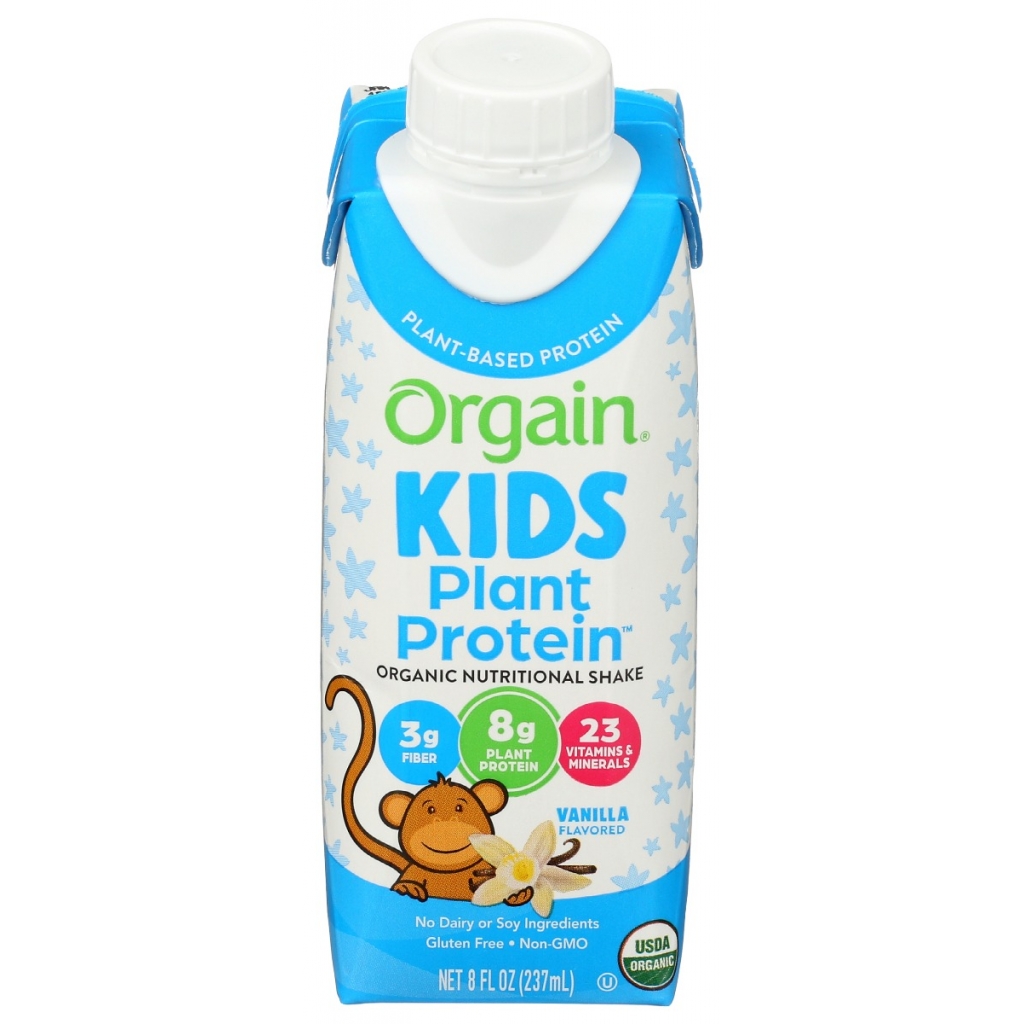 Kids Plant-Based Vanilla Protein Shake, 8 fl oz