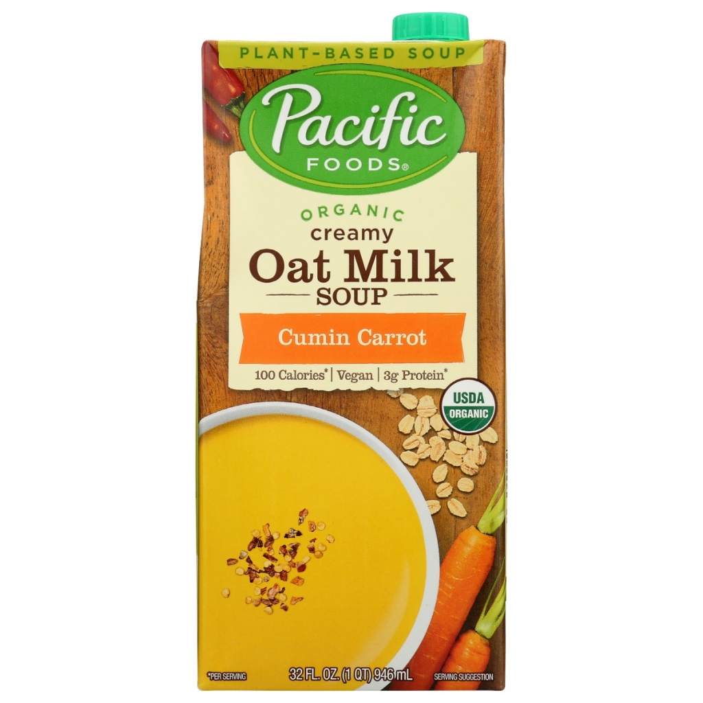 Organic Creamy Oat Milk Cumin Carrot Soup - 32 Oz