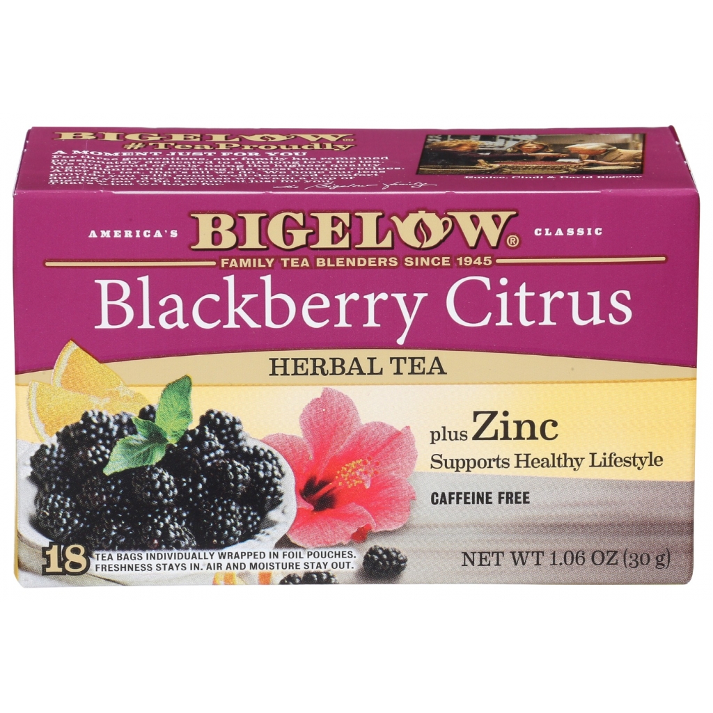 Blackberry Citrus Plus Zinc Herbal Tea - 1.06 oz