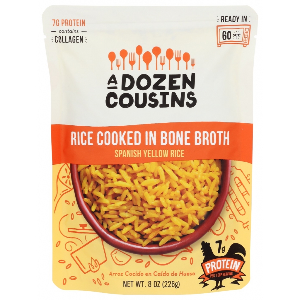 Spanish Yellow Rice with Chicken Bone Broth, 8 oz