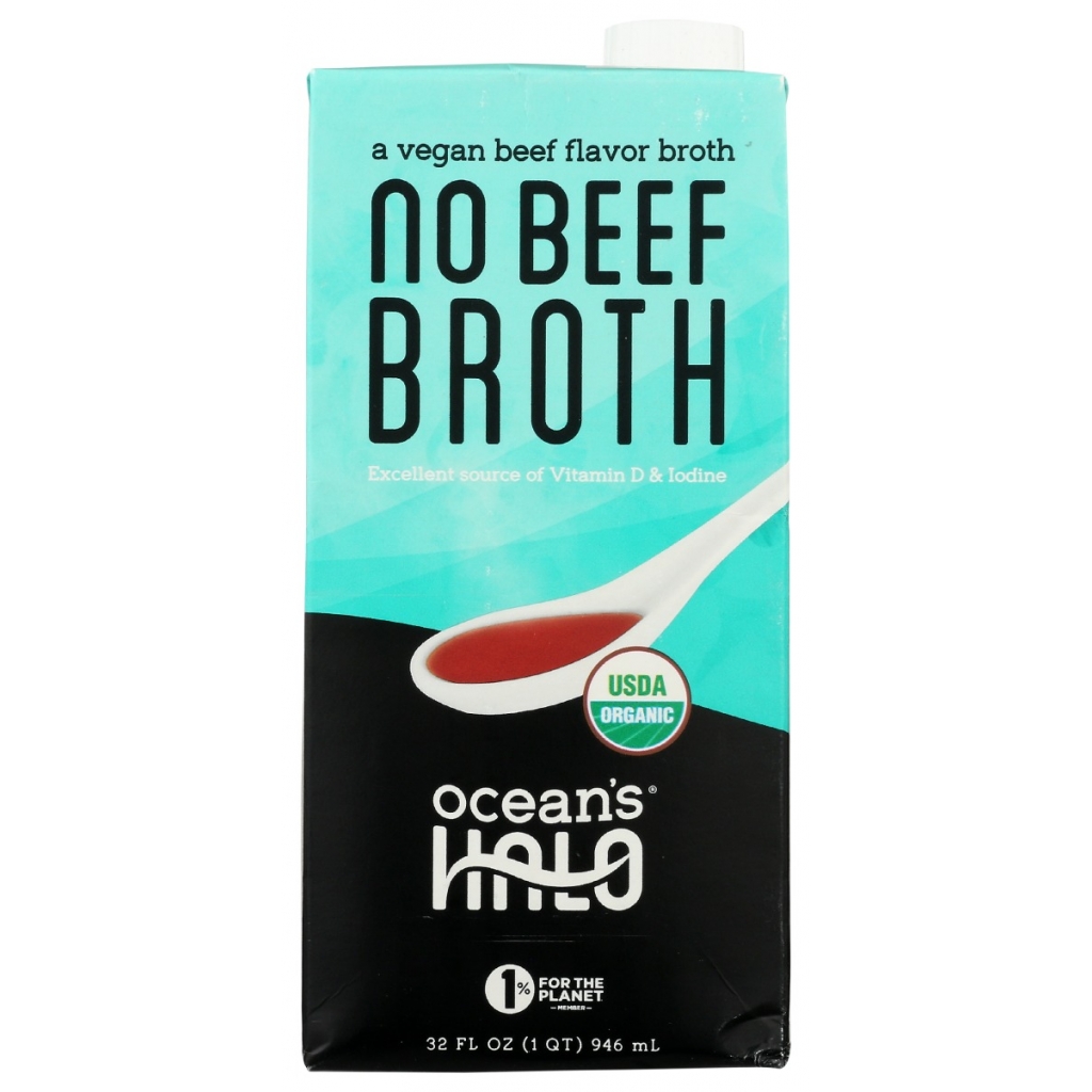 Organic Plant-Based No Beef Broth - 32 oz