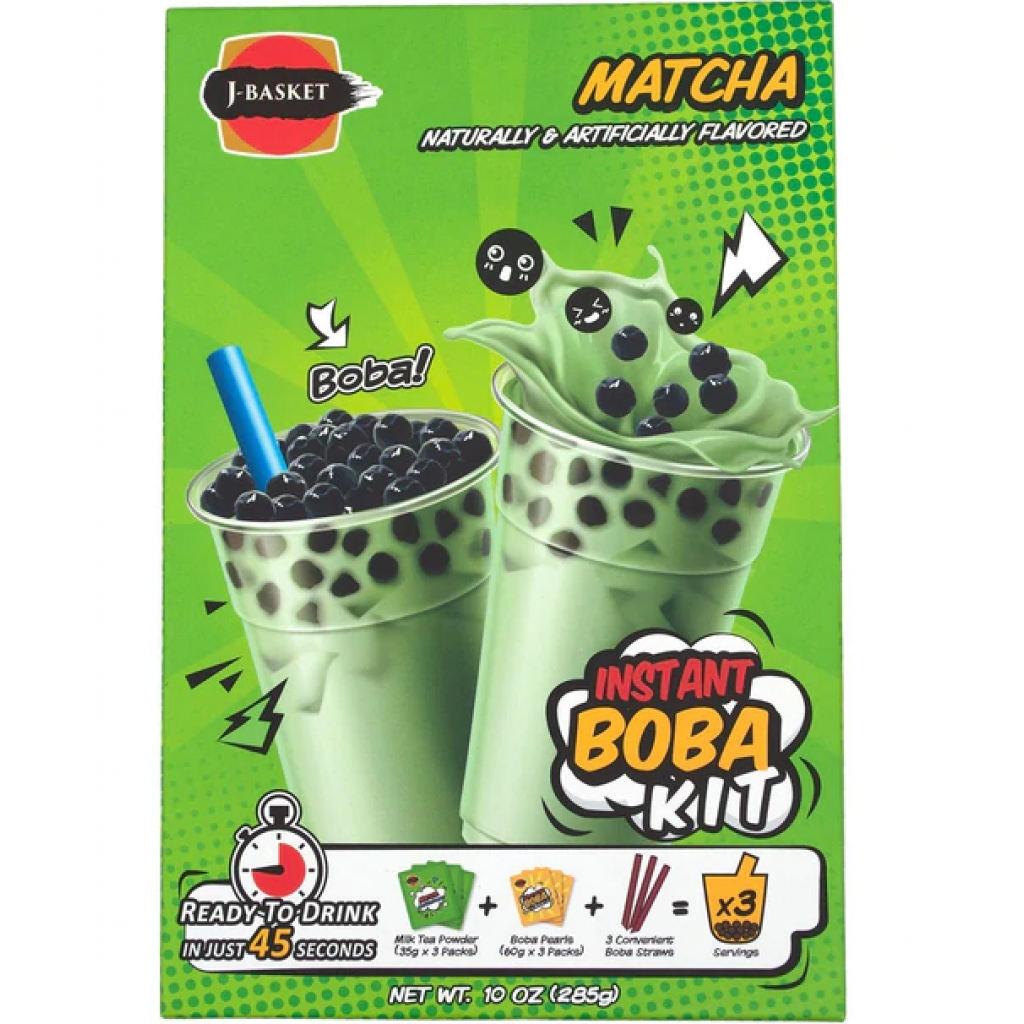 Instant Matcha Boba Kit, 10 oz