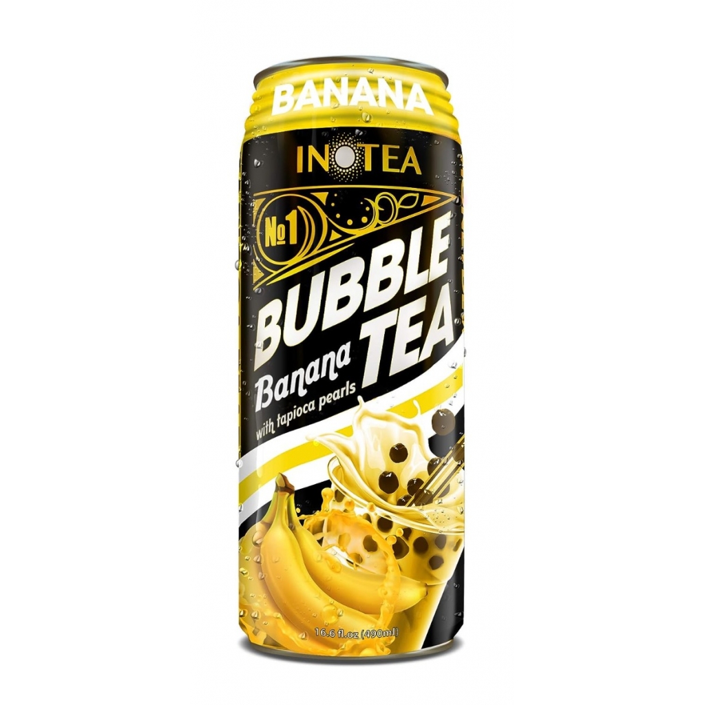 Banana Bubble Tea, 16.6 fl oz