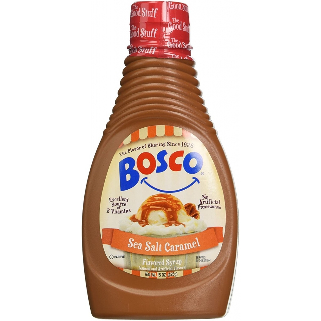 Bosco Sea Salt Caramel Syrup, 15 oz