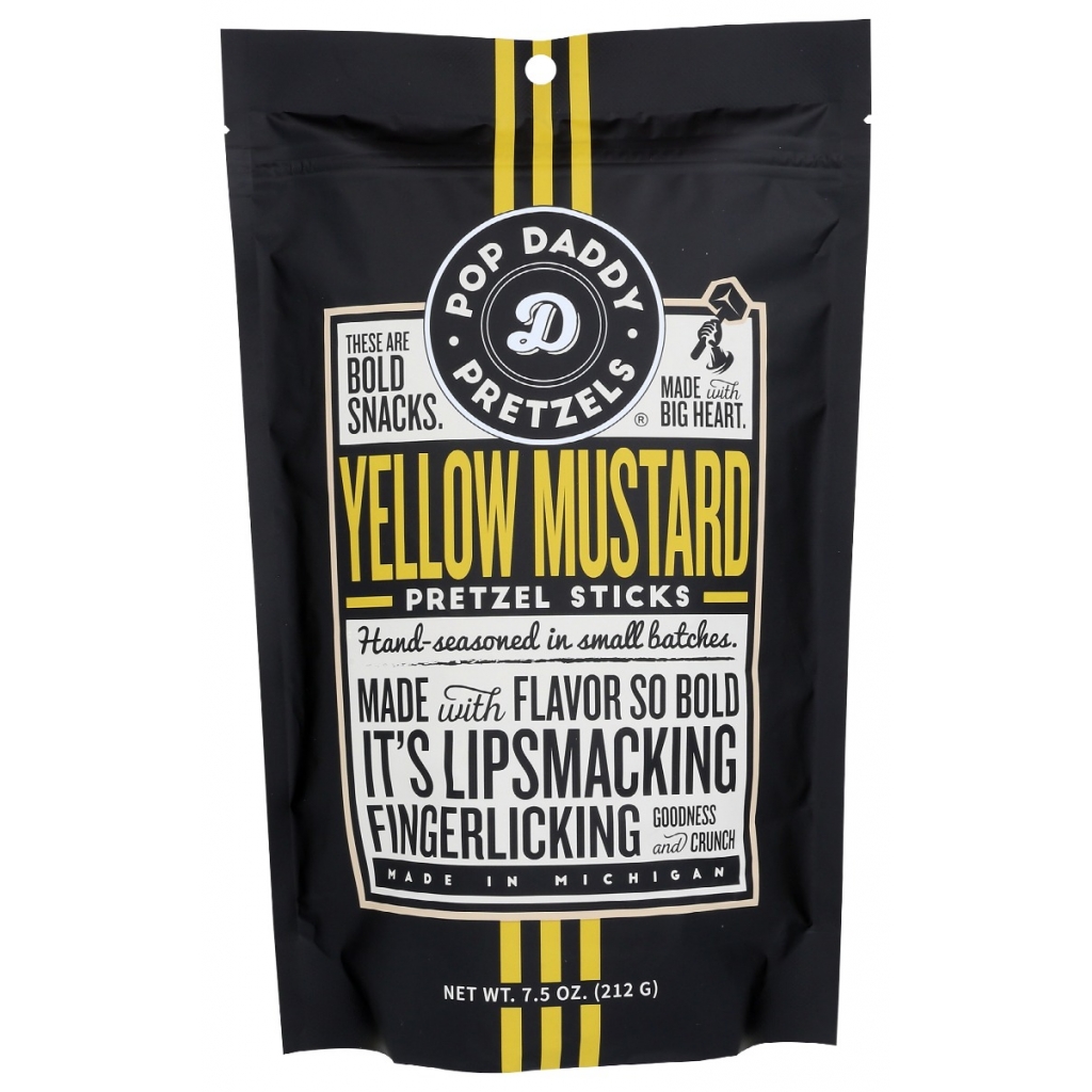 Yellow Mustard Seasoned Pretzels (7.5 oz)