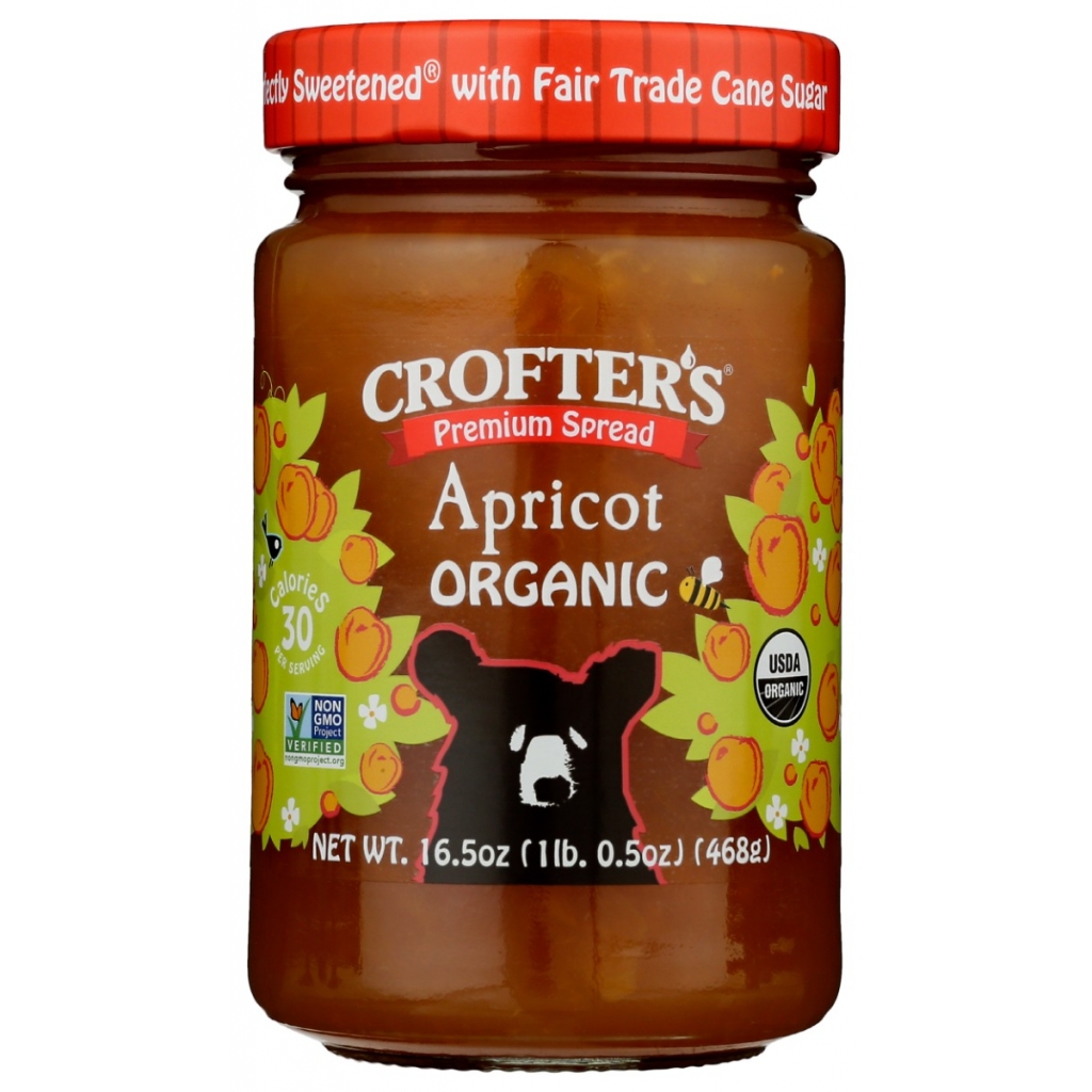 Organic Apricot Fruit Spread - 16.5 oz