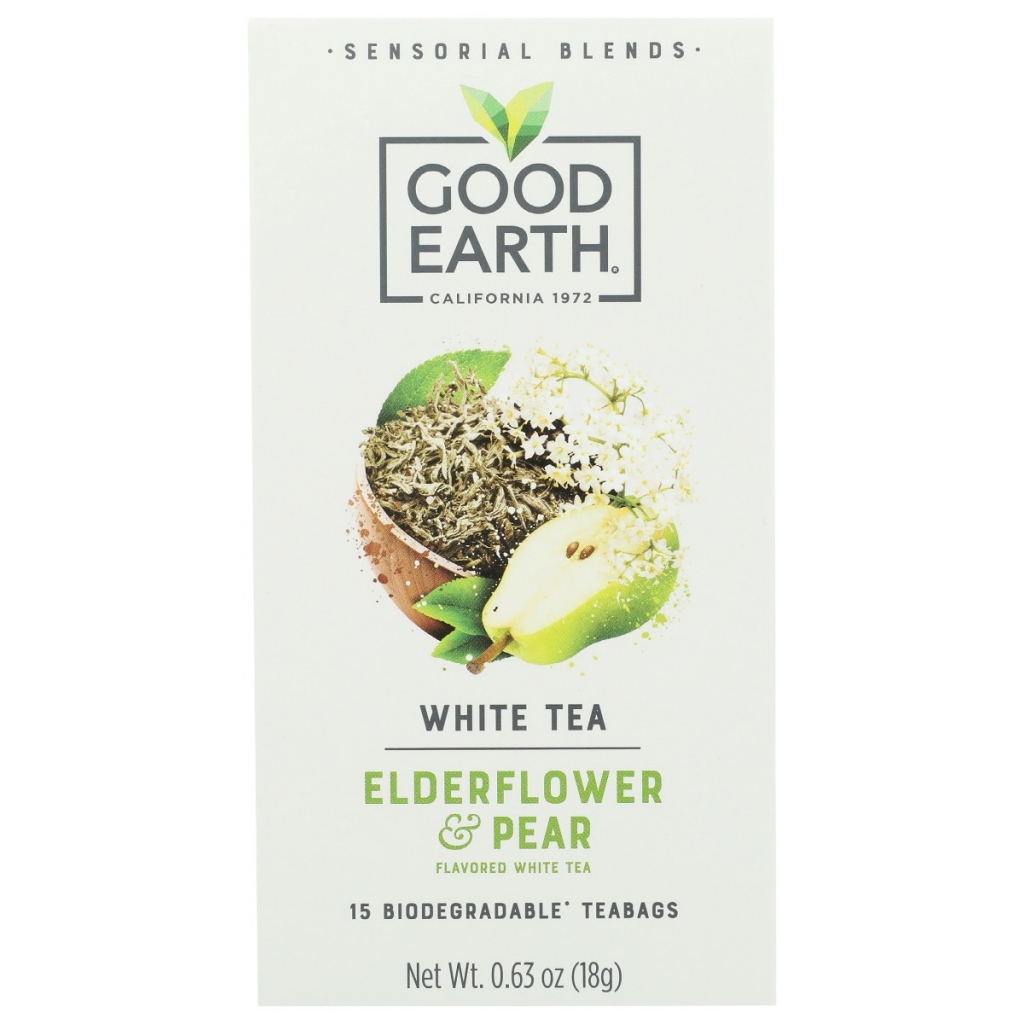 Elderflower Pear Tea - Exquisite Herbal Blend, 15 bags