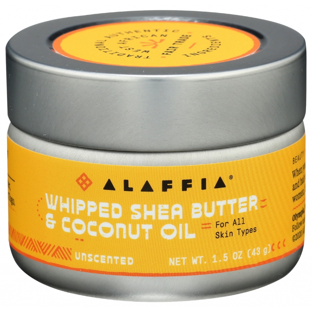 Unscented Whipped Shea Butter & Coconut Oil - 1.5 oz