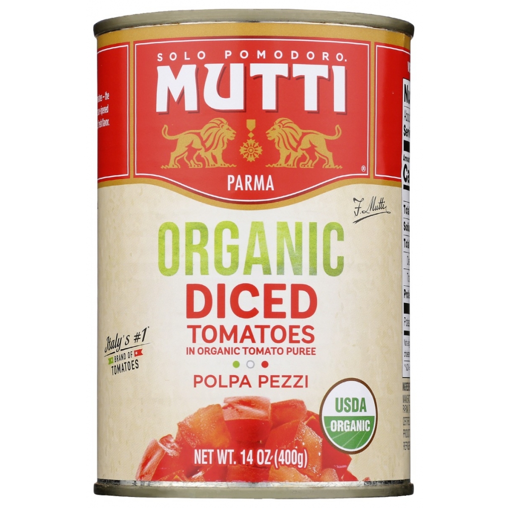 Mutti® Organic Diced Tomatoes - 14 oz