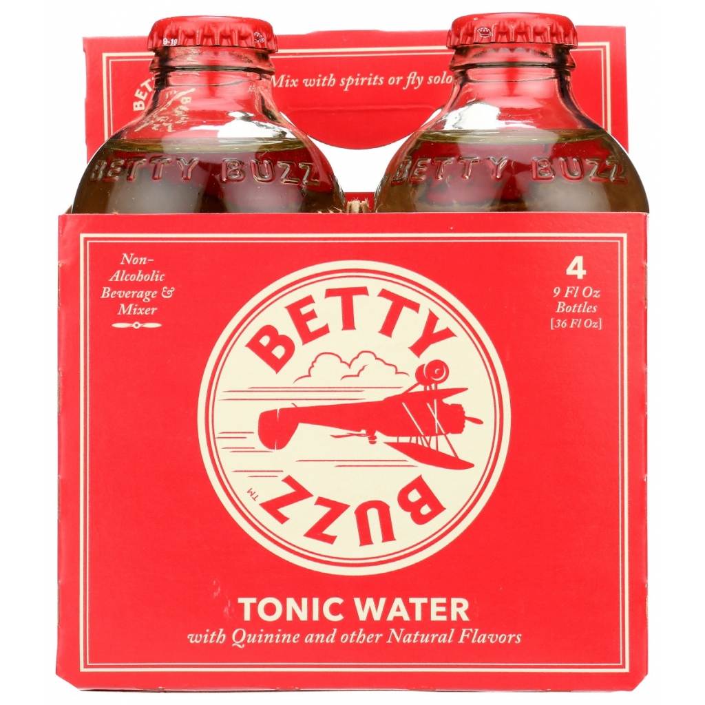 Refreshing Tonic Water Cocktail Mixer - 4 Pack