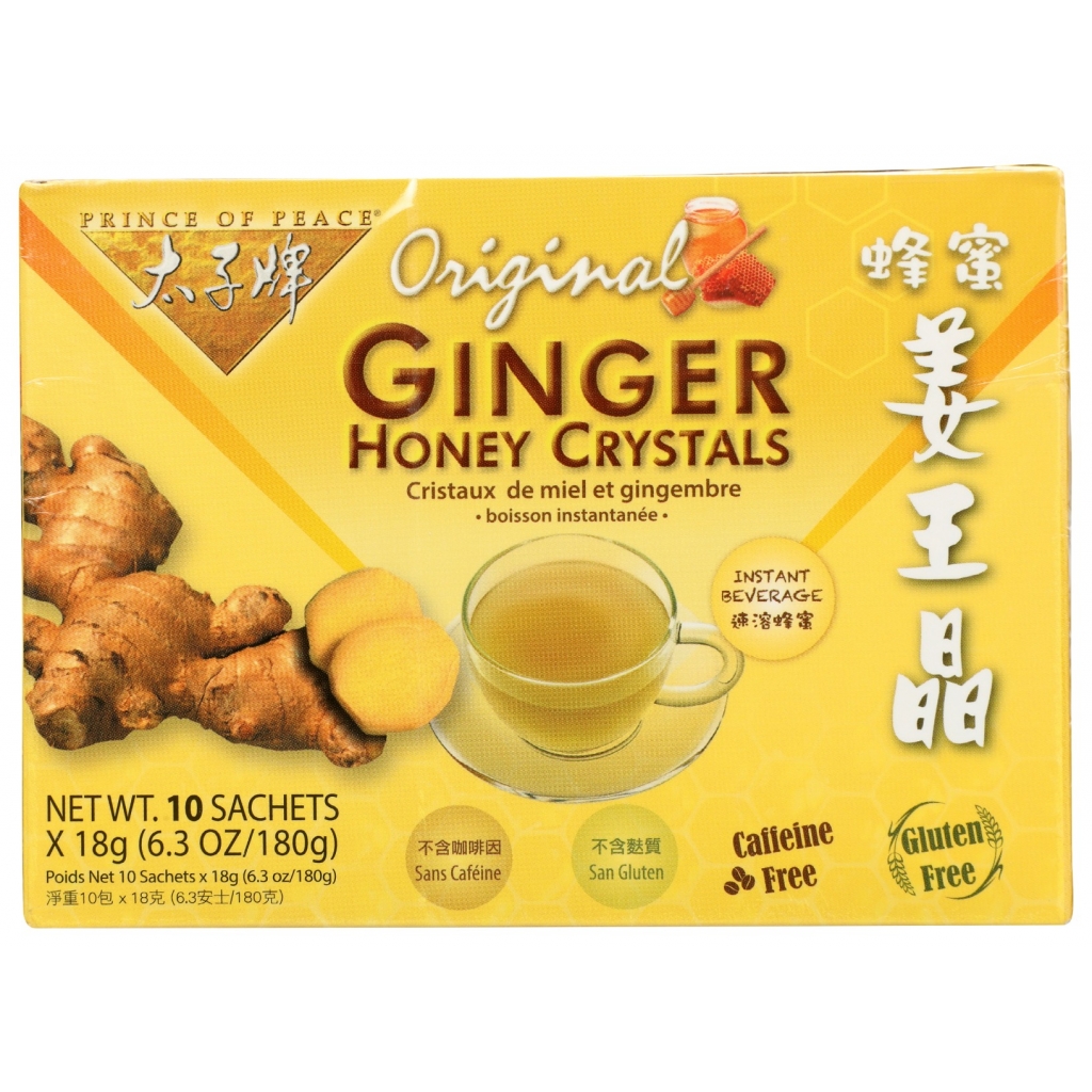 Instant Ginger Honey Crystals - 10 bags