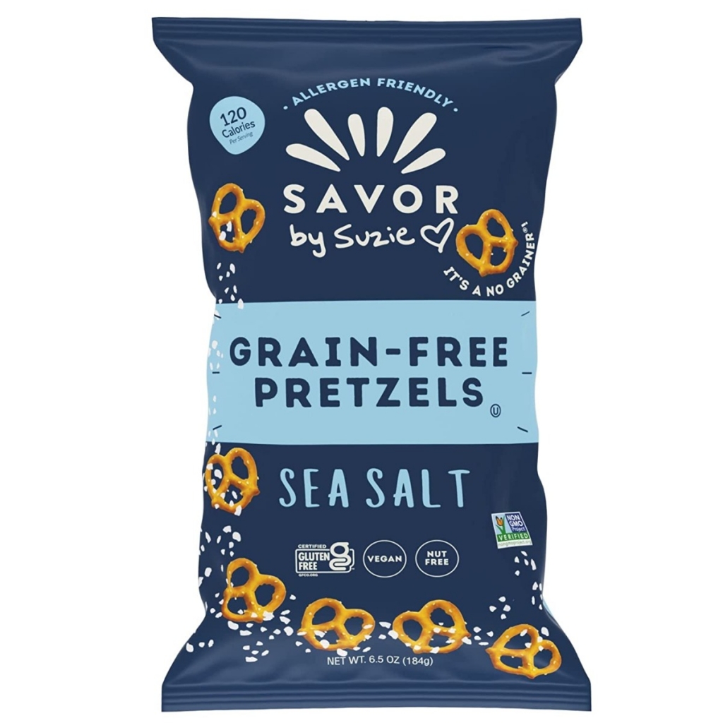 Grain-Free Sea Salt Twists Pretzels, 6.5 oz